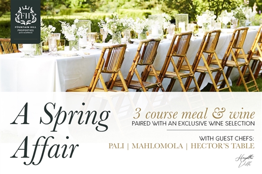 The Ultimate Culinary Experience.... A Spring Affair
